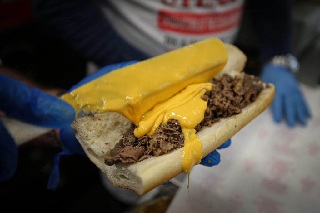 cheese: Philly Cheesesteak on the Griddle