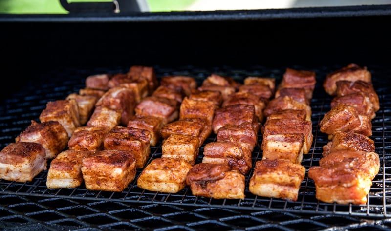Smoked Pork Belly Burnt Ends: best smoker recipes