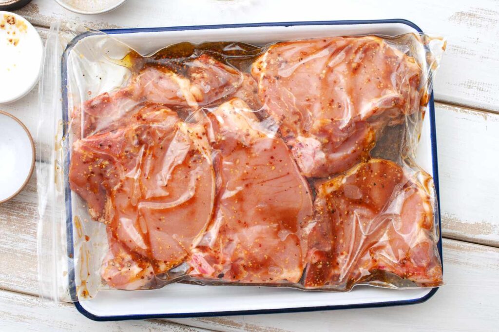 marinade the pork chops cover them for best pork chop seasoning