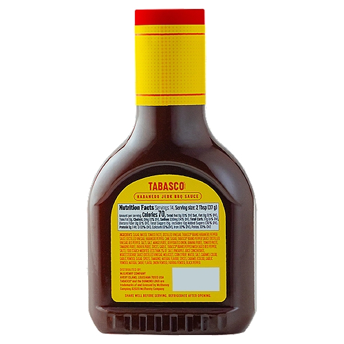 Tabasco Habanero Jerk BBQ Sauce