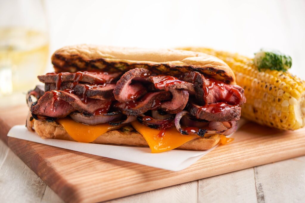 What is a BBQ Steak Sandwich?