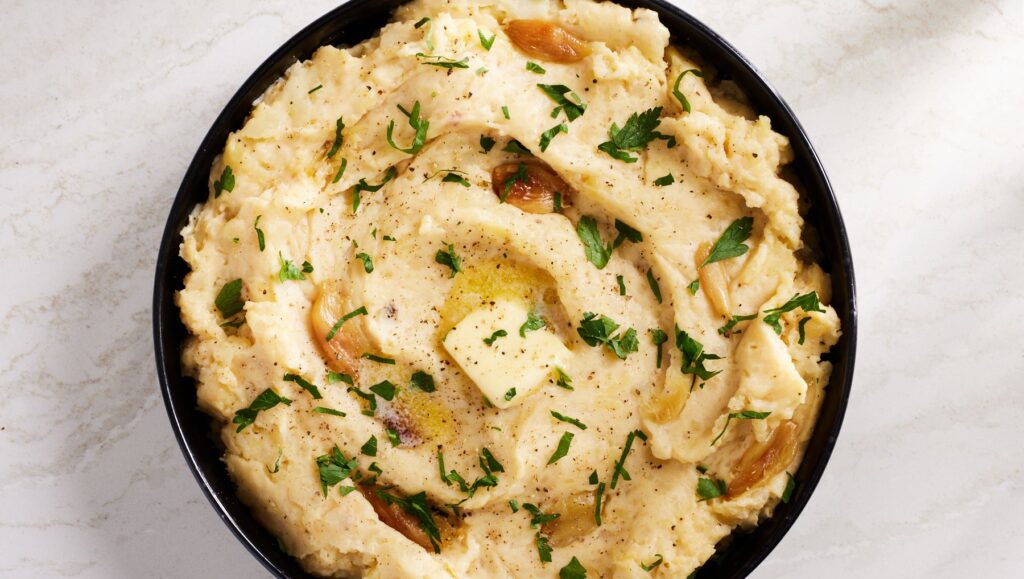 Garlic Mashed Potatoes: