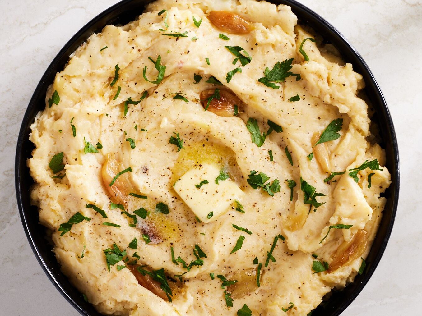 Garlic Mashed Potatoes: