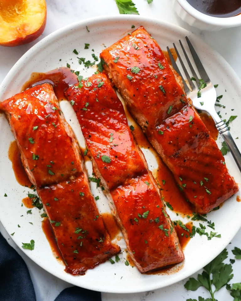 Glazed Salmon with Whole Foods BBQ Sauce