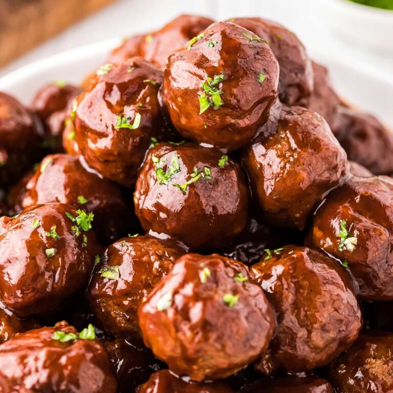 Sweet BBQ Glazed Meatballs with Whole Foods BBQ Sauce Recipe