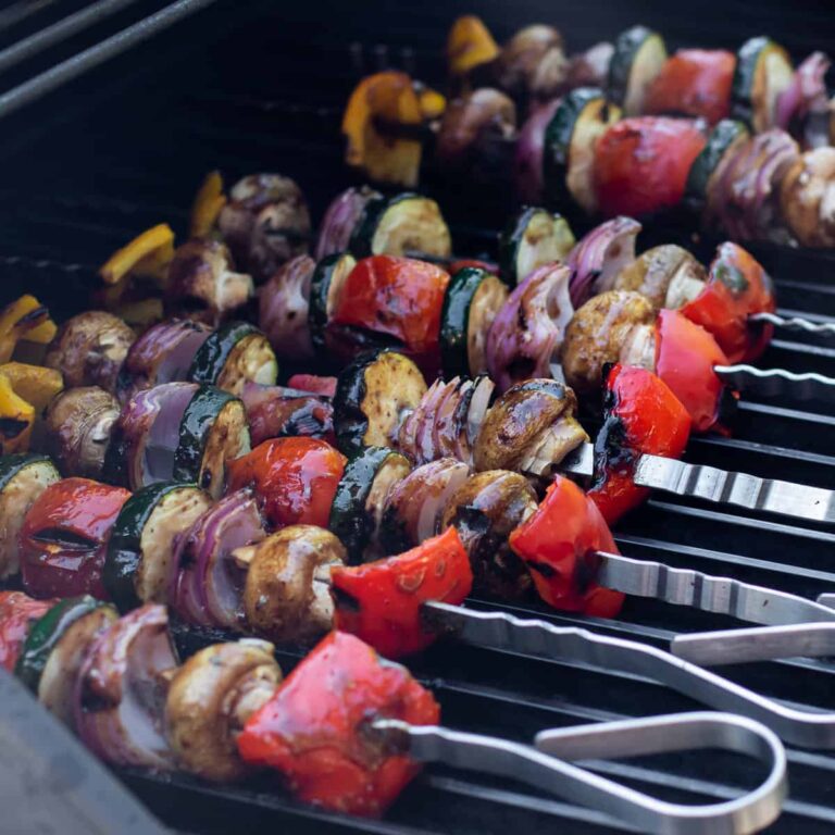 Quick & Easy BBQ Veggie Skewers with Whole Foods BBQ Sauce Recipe