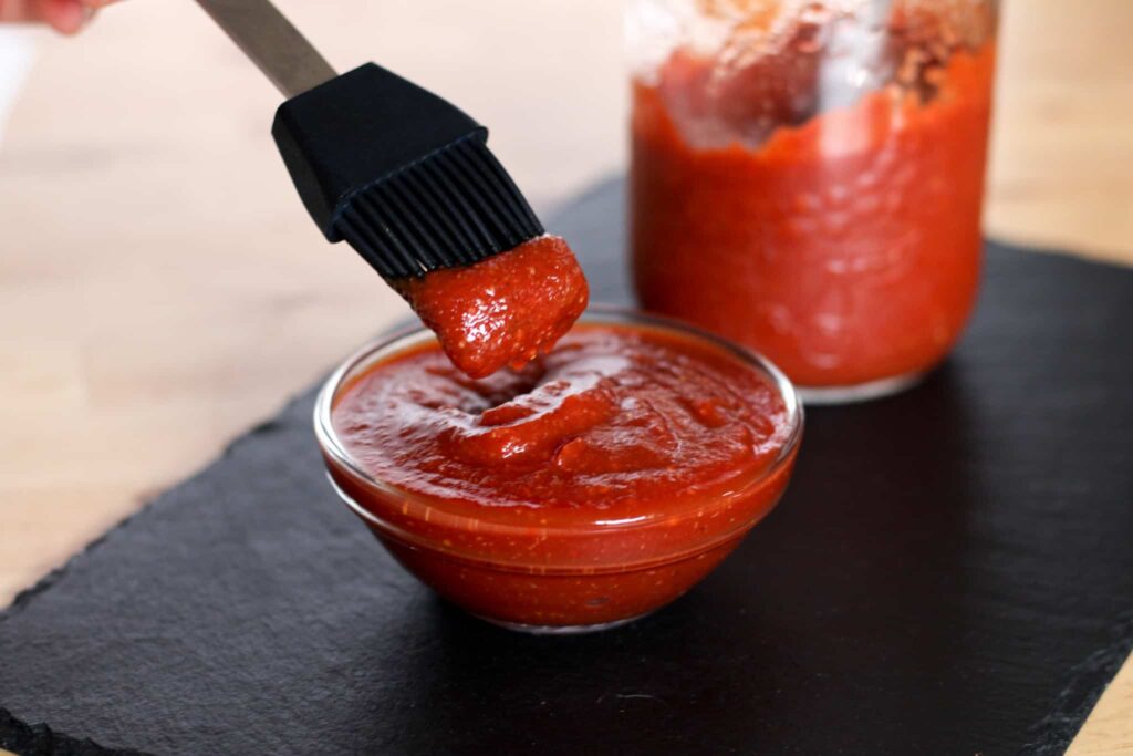 Homemade BBQ Sauce with Less Sugar