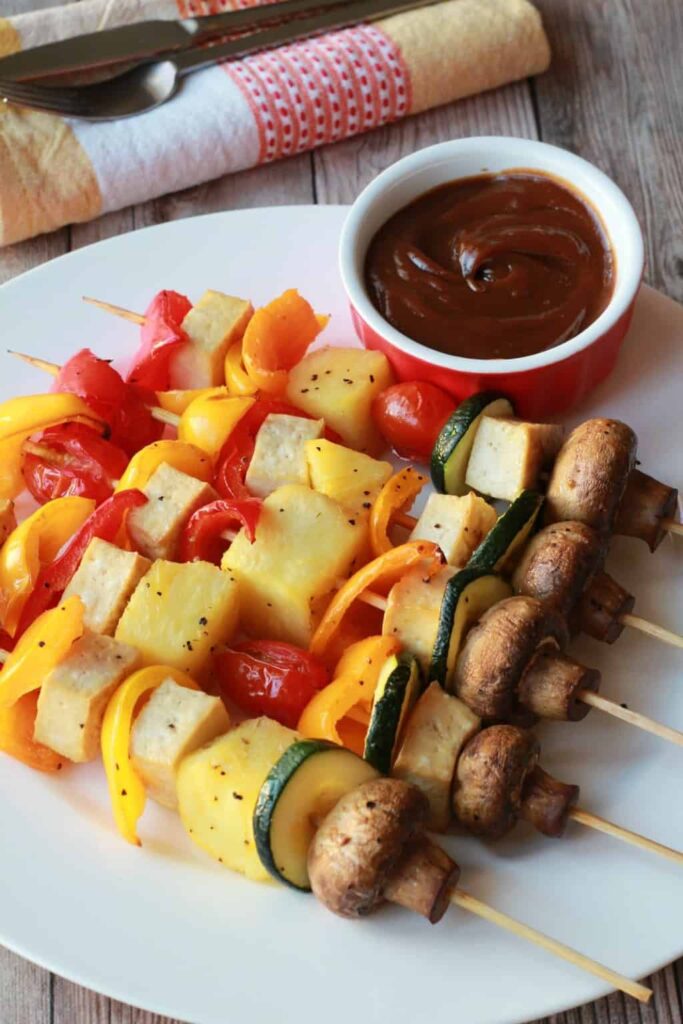 BBQ Veggie Skewers with Whole Foods BBQ Sauce Recipe