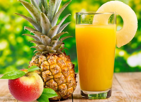 Fruit Juice (like Pineapple or Apple):