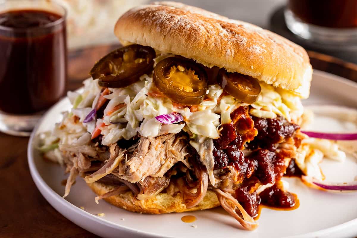 BBQ Pulled Pork Sandwiches with Whole Foods BBQ Sauce