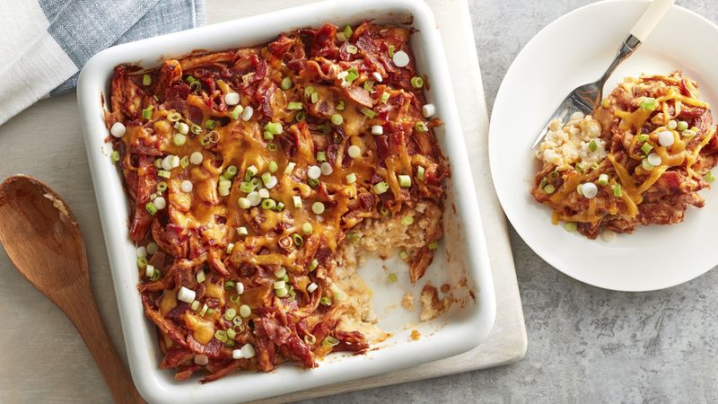 BBQ Chicken and Potato Casserole