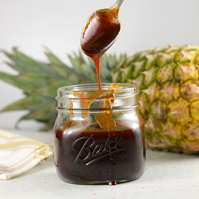 classic BBQ sauce with the tropical twist of pineapple juice in making Pineapple BBQ Meatballs