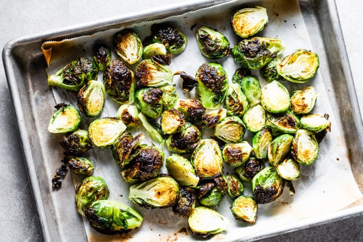 What to Serve with BBQ Beef Brisket: Roasted Brussels Sprouts