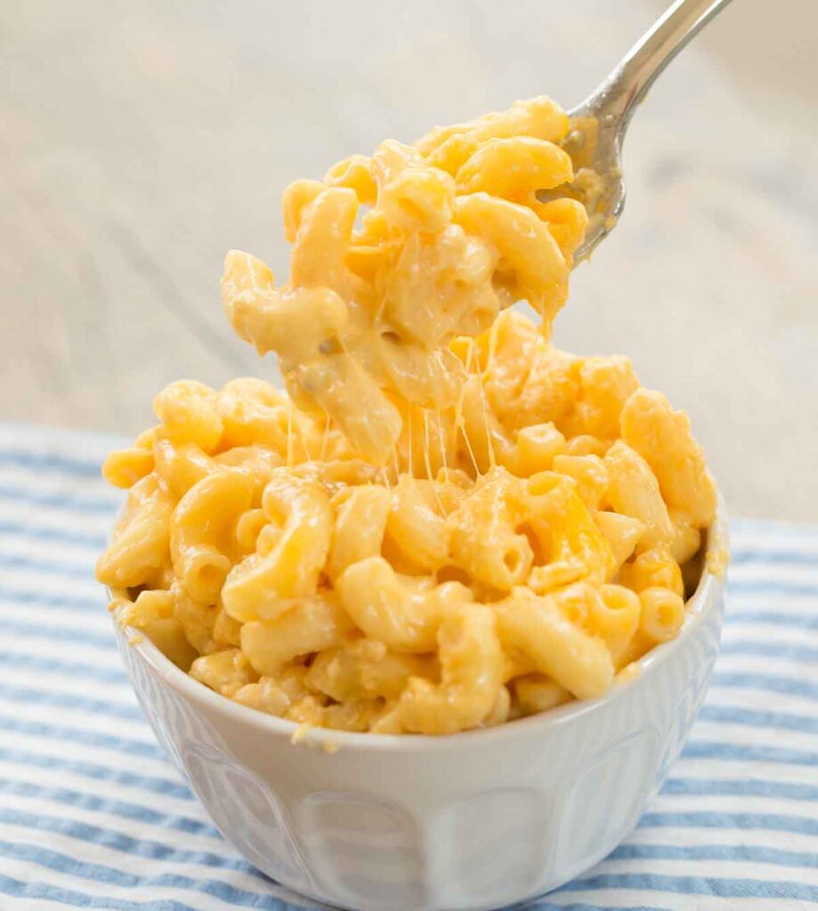 Mac and Cheese: Creamy and comforting, it's a year-round pleaser.