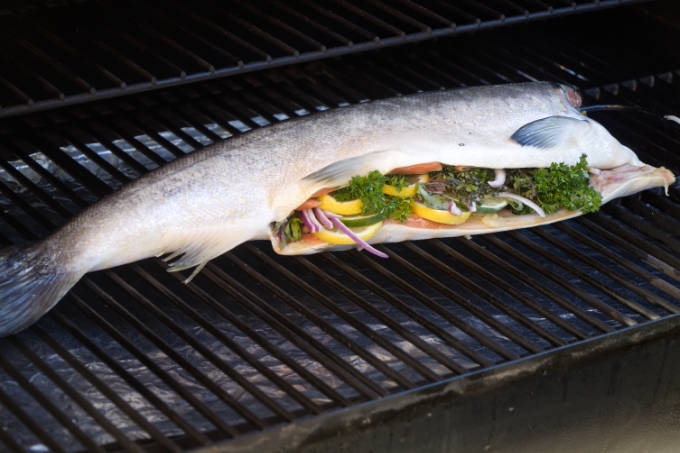 How to BBQ a Whole Salmon
