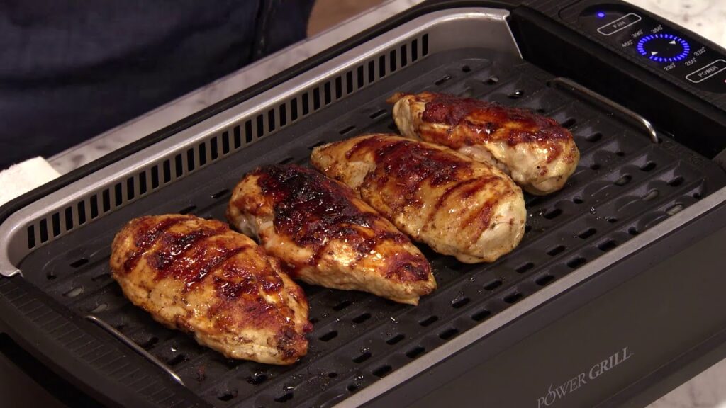 BBQ Chicken On Electric Grill