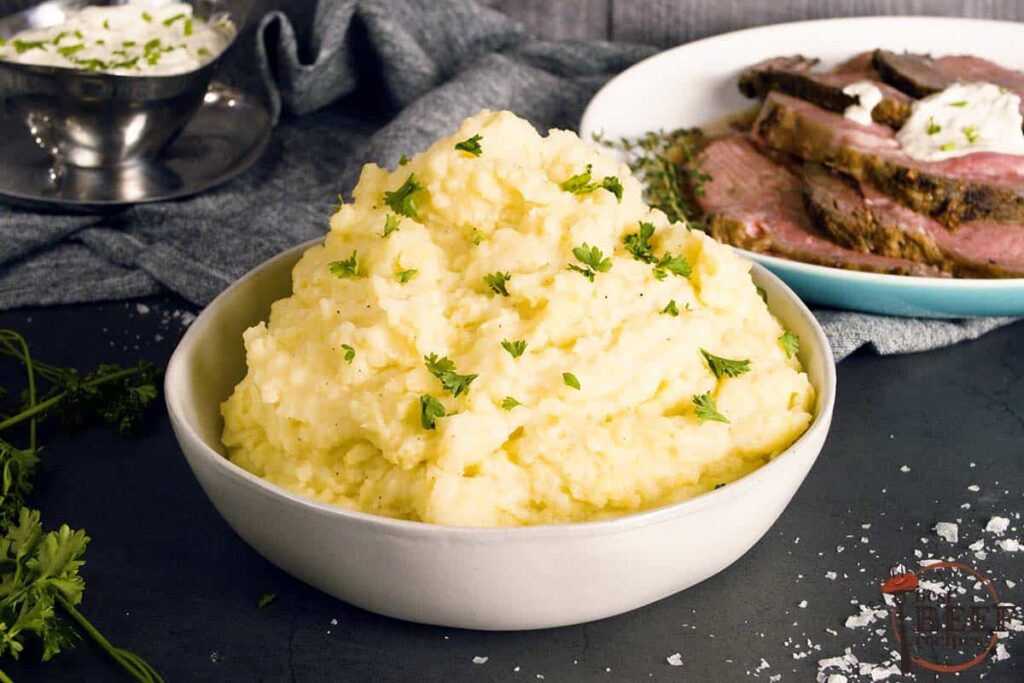What to Serve with BBQ Beef Brisket: Garlic Mashed Potatoes