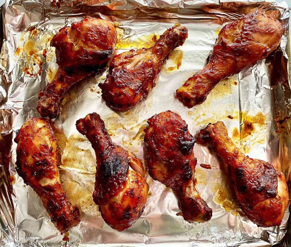 Oven Baked BBQ Chicken Legs Recipe