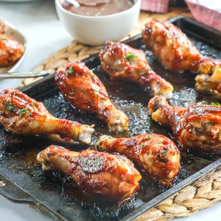 Easy Oven Baked BBQ Chicken Legs Recipe
