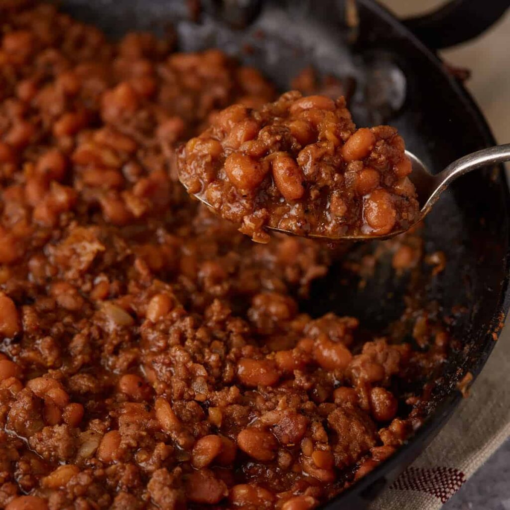 How to Make BBQ Baked Beans with Ground Beef