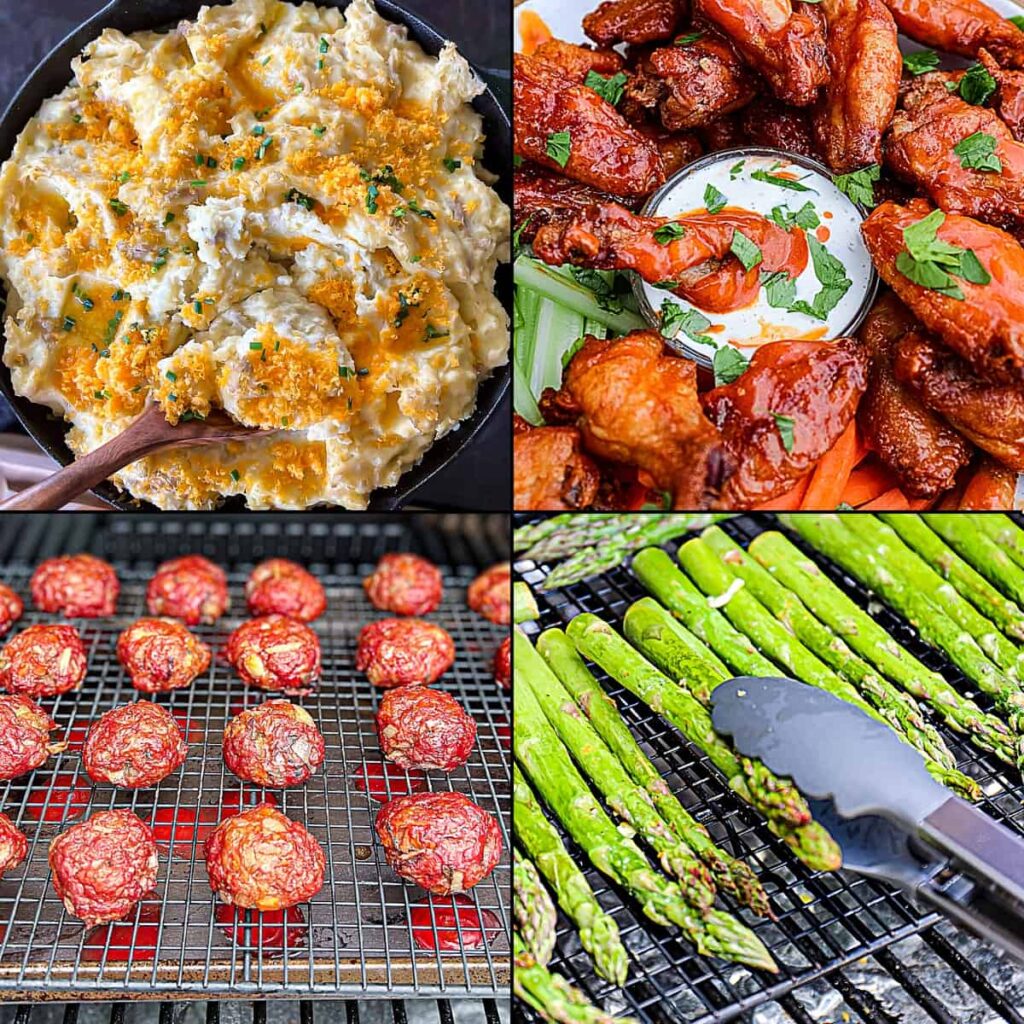 4 kinds of BBQ Grilled Side Dishes