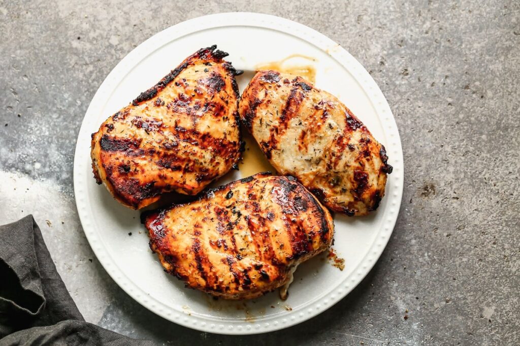 BBQ Greek Chicken Breast: Resting Chicken