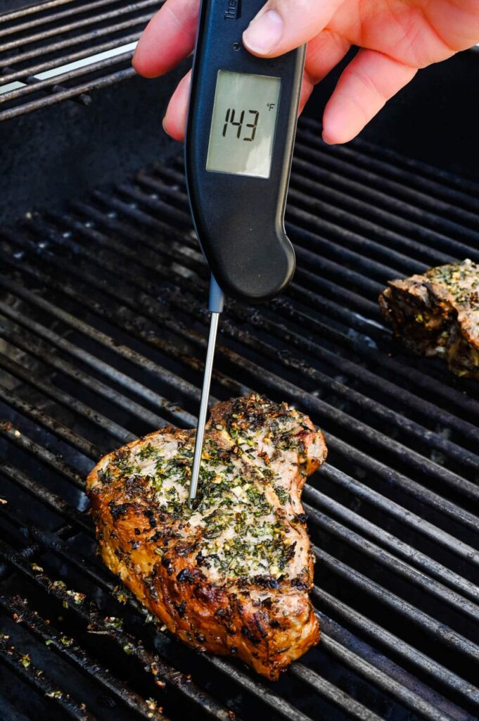 Grilling Your Veal Cutlets and monitoring temp