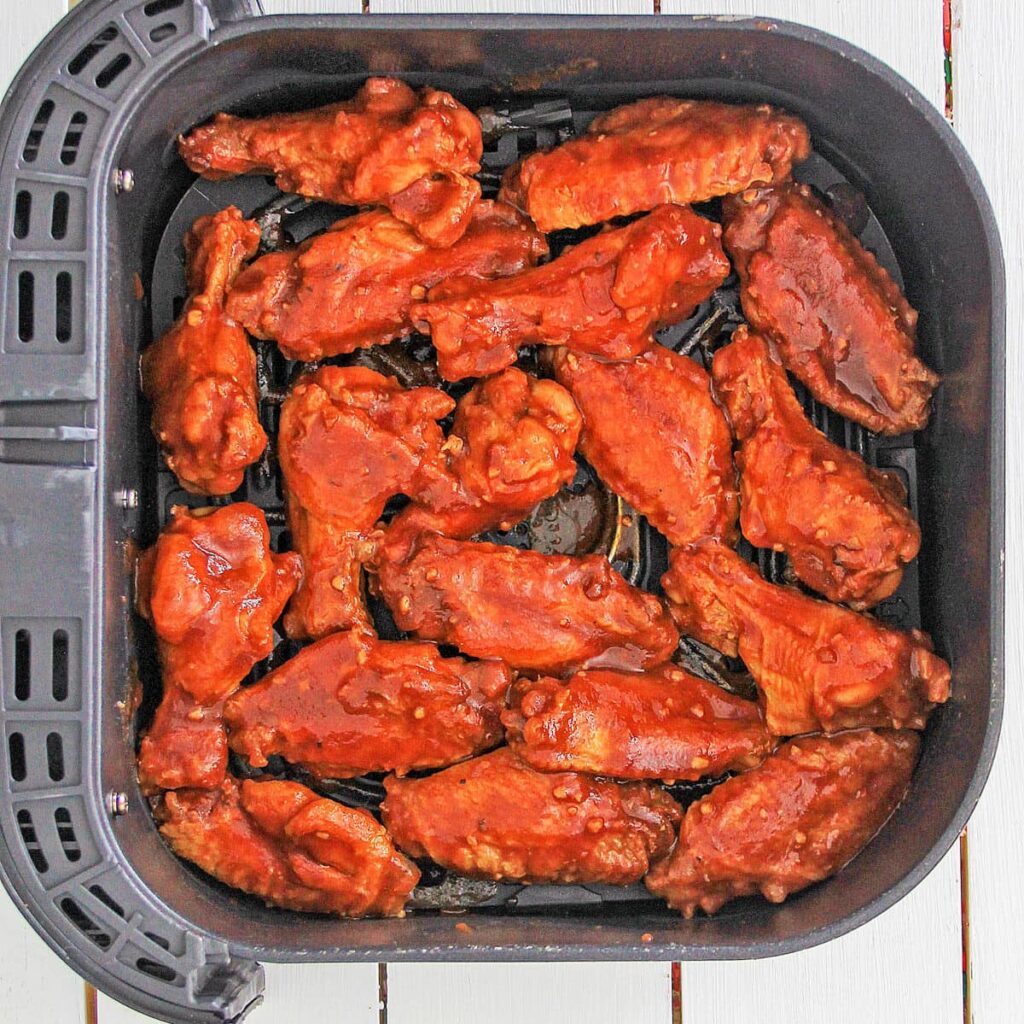 Air Fried BBQ Chicken Wings