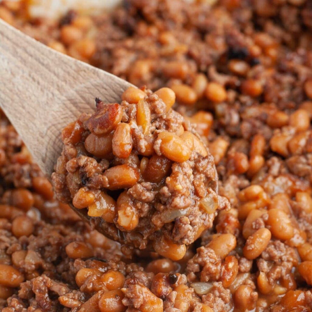 BBQ Baked Beans with Ground Beef