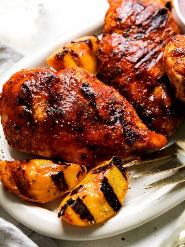 Peach BBQ Chicken Recipe