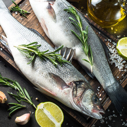 How to Cook Sea Bass in a BBQ: Seasoning the fish