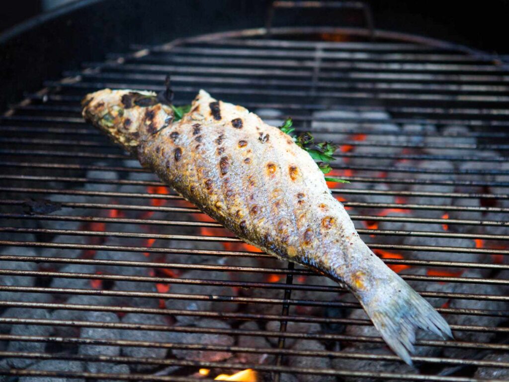 Direct grilling of BBQ Fish Recipes