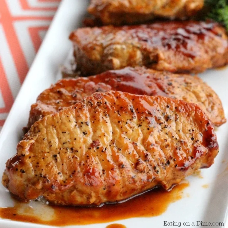 Slow Cooked BBQ Pork Chops in Oven