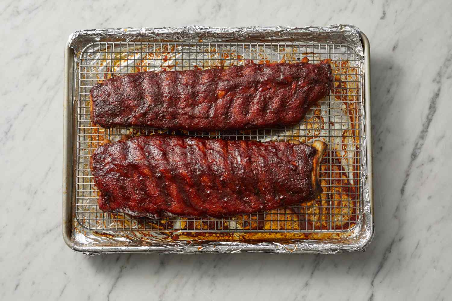 Once cooked, you can transfer the ribs to a baking sheet and broil them in the oven for a few minutes.