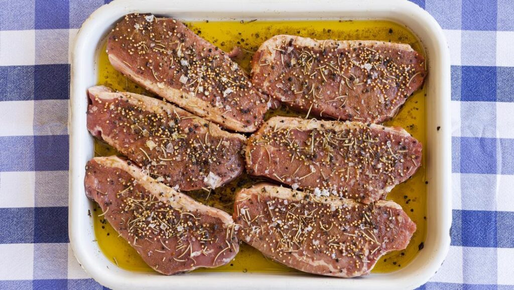Marinating your steak before bbq
