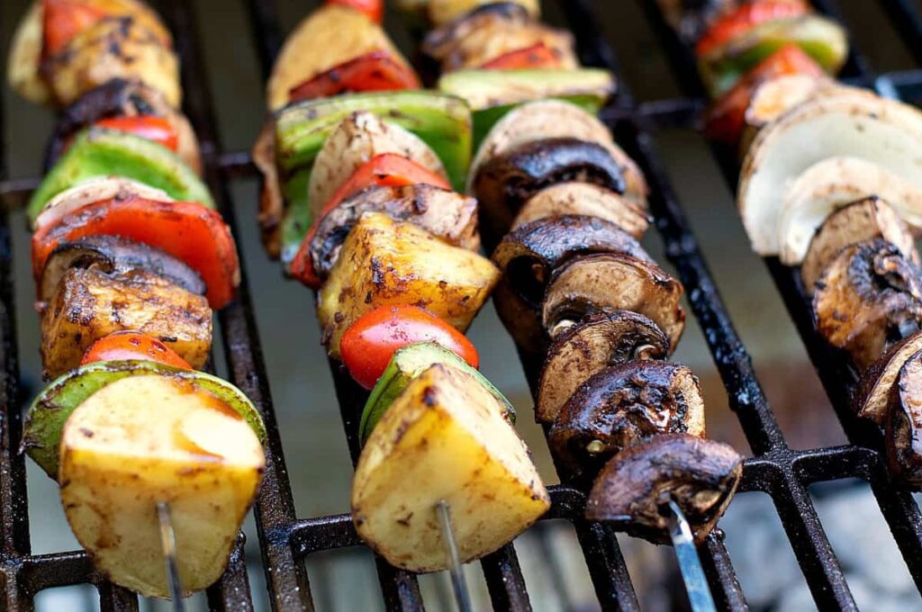BBQ Grilled Side Dishes: Grilled Veggie Skewers
