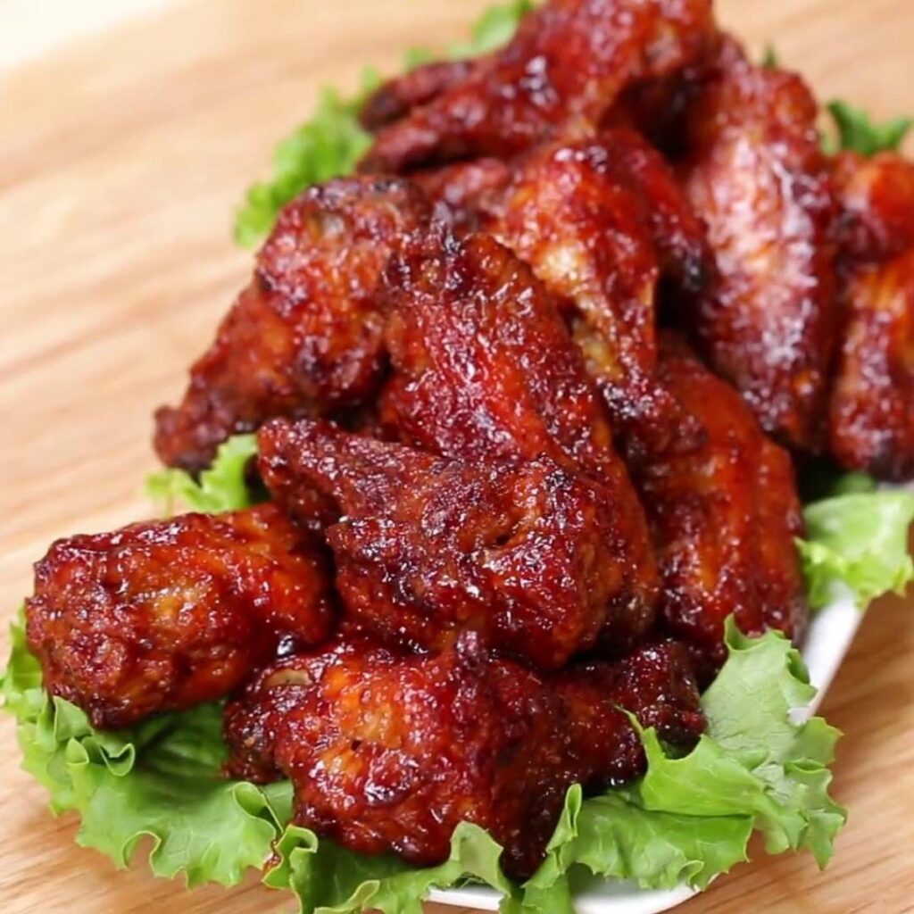 Honey BBQ Chicken Wings Filipino Style