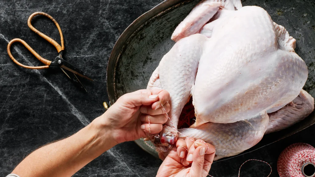 How Do You Prepare a Whole Turkey for Cooking?