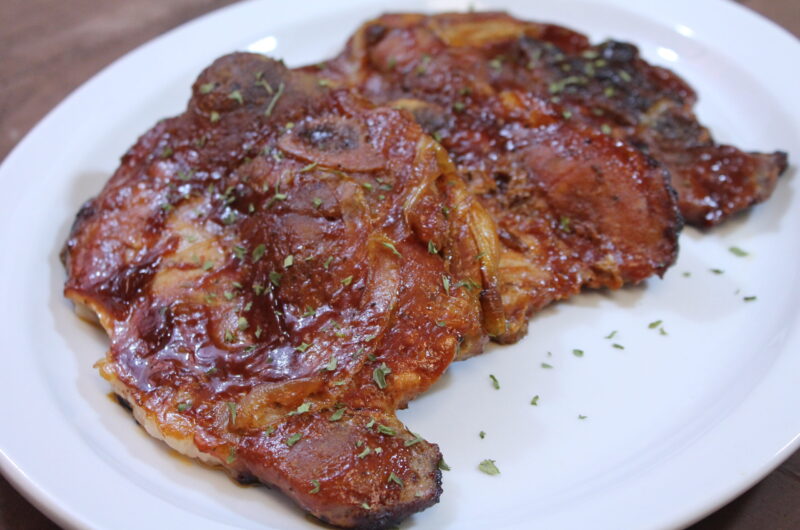 Oven-Baked Pork Steaks with BBQ Sauce