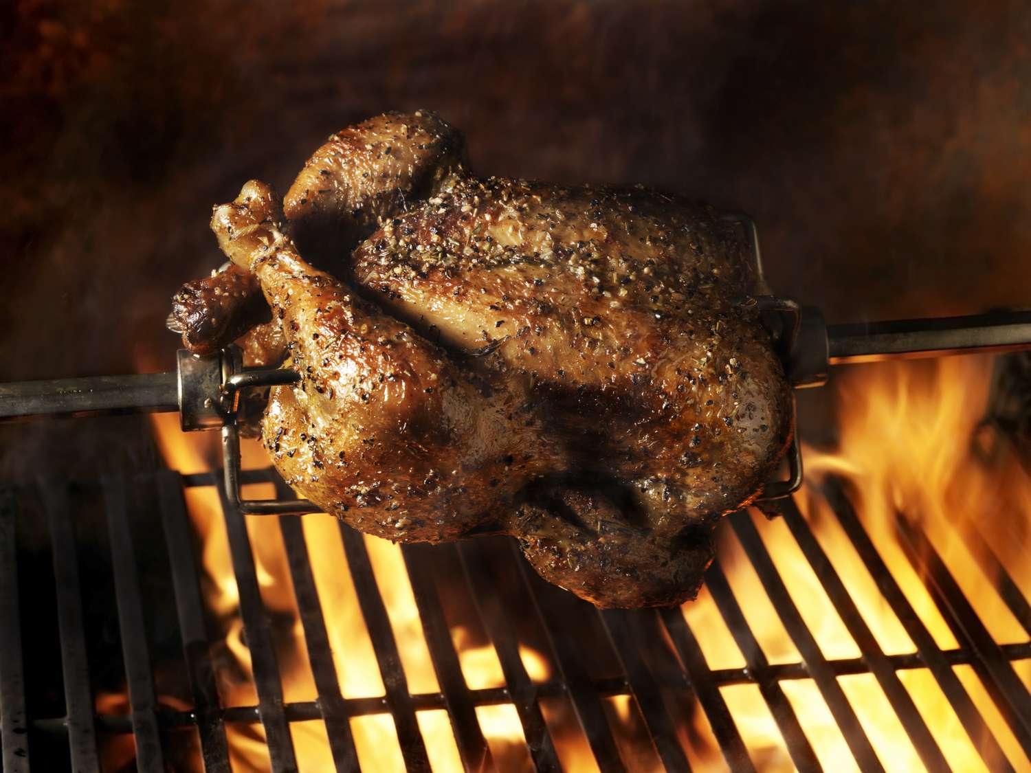 BBQ Whole Chicken Without Rotisserie grilling