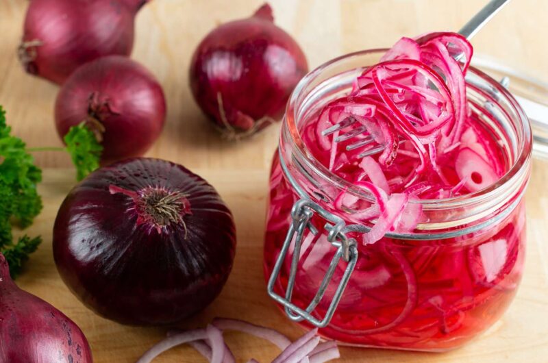 Easy BBQ Pickled Red Onions Recipe