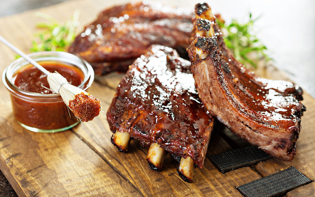 BBQ Ribs Serving and Presentation
