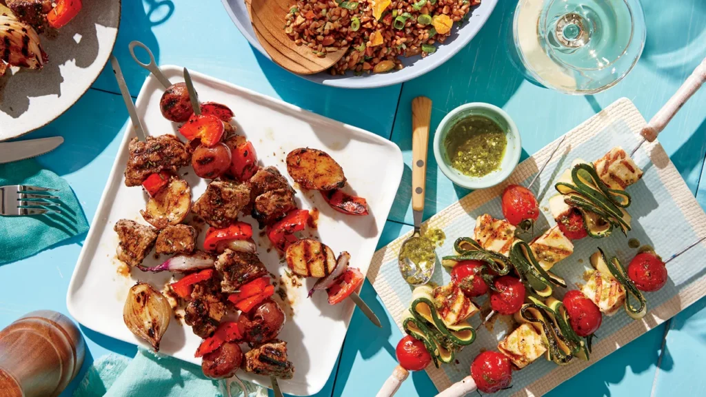 Mediterranean with a themed BBQ feast