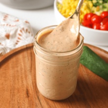 Simple 5-minute process to make BBQ ranch sauce

