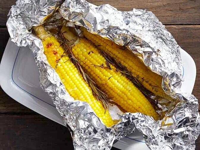 Barbecuing Corn in Foil on the Cob Guide
