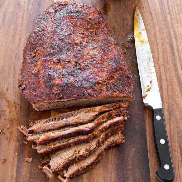slow cooked brisket in oven