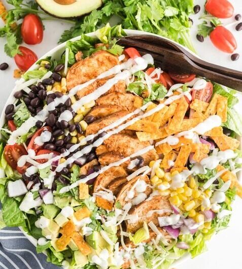 Chicken Bbq Ranch Salad - Calories & Weight Loss