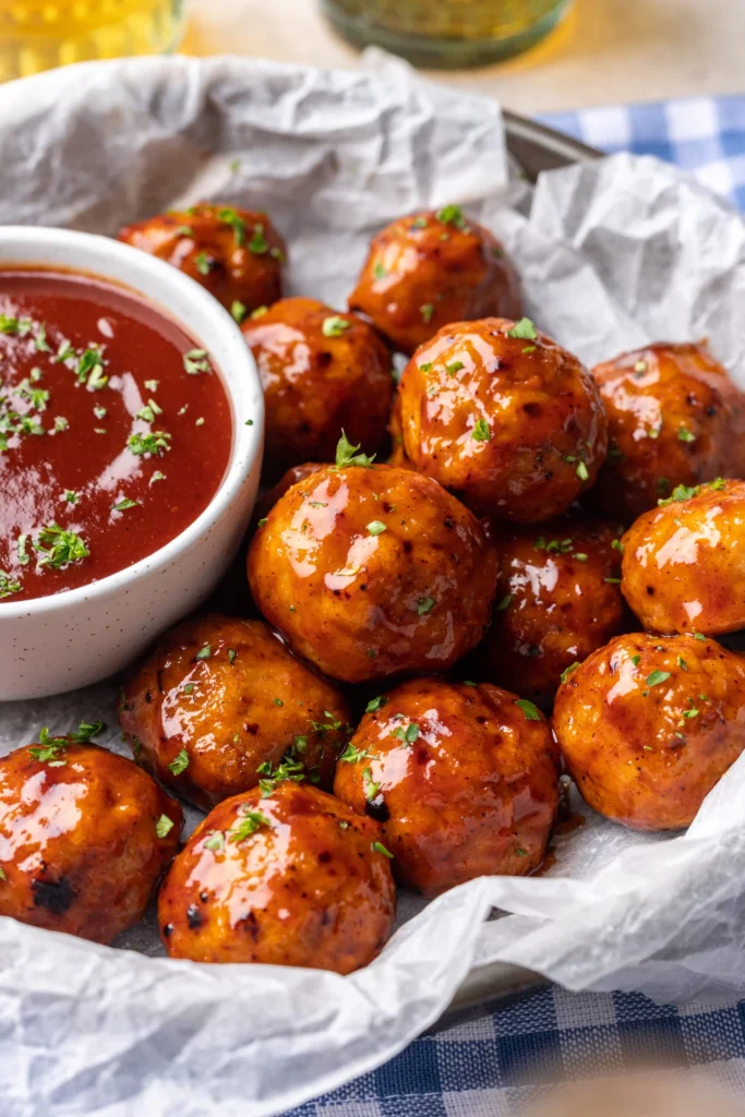 How to prepare BBQ meatballs in the oven
