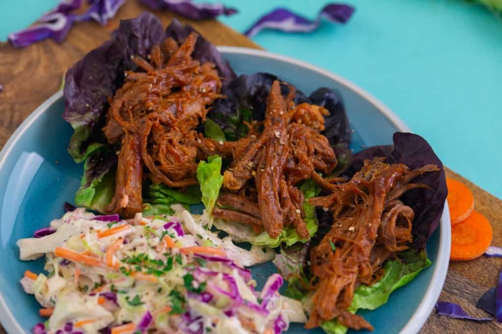 Whole Grain or Lettuce Wraps Pulled Pork BBQ