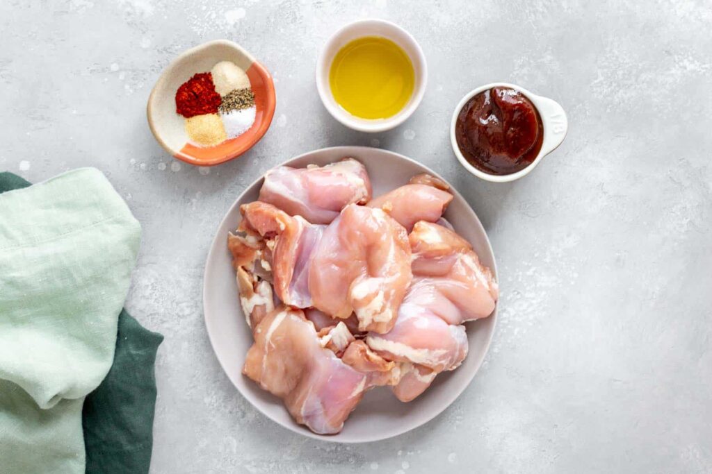 Ingredients for Barbecued Chicken Breast in the Oven

